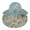 Ins Baby Kids Cappello da sole Casco Arco Fiore Stampato Cappelli da sole Bambini Moda Topee Bella Boy Girl Secchio Cappello a tesa larga2333445