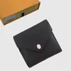 2021 Wallets Womens Wallet Brown Flower Leather 3 Fold Purses Men Short Long Card Holder Passport Lady Folded Purse Ladies Coin Pouch With Box #E03