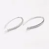 Los resultados earwire 925 pendientes de perlas de plata esterlina gancho de montaje semi circonio cúbico de joyería 5 pares