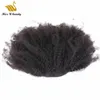 4B 4C Afro Kinky Curly Ponytail Extensions Clip i Remy Human Hair Ponytails Naturfärg 100Gram