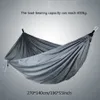 106*55 Inch Outdoor Parachute Hangmat Opvouwbaar Camping Schommel Hangbed Nylon Hangmatten Met Touwen Karabijnhaken Hamaca De Tela De Paracaidas Al Aire Libre