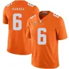 American College Football Wear Custom Tennessee Volunteers #6 Alvin Kamara 16 Peyton Manning 1 Jason Witten 14 Eric Berry 2019 NCAA Football Vols 저지 주황색 회색 W