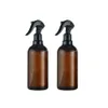 Nova chegada 500 ML marrom preto frasco de spray de plástico pulverizador de óleo essencial recipiente de perfume conjunto de frascos recarregáveis