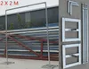 Vlaggen Bruiloft Banket Decoratie 2M Hoog 2M Breed Aluminium PipeBase Bruiloft Achtergrond Stand Stevig en Duurzaam