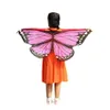 Neu Design Butterfly Wings Pashmina Schal Kinder Jungen Mädchen Kostüm Accessoire GB447302a