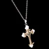2019 Nowy Krzyż Naszyjnik Długi Łańcuch Chokers Naszyjniki Przyjaźń Moda Biżuteria Religijna Dla Mężczyzn Kobiety Wiara Naszyjnik