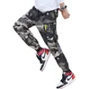 Man Jogger Pants Camouflage Side Pockets Loose Style Sweatpants Fashion High Street Casual Plus Size 8XL