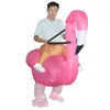 Halloween-kostuum Kerstblaasjes Flamingo Cosplay Dress Up Party Spoof Kostuums Performance Kleding voor kinderen en volwassene