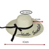 Fashion trend cap dome bowknot braided big eaves ladies travel beach sunscreen sun hat9945248