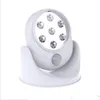 Hot 7 LED PIR sem fio Auto Sensor de movimento Luz LED Motion Light Lâmpada de indução infravermelha portátil inteligente LED Sensor Night Lights