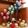 Ballon kolom stand kit bruiloft decor base buis display baby shower verjaardag decoratie prinses partij verjaardag decoraties rose goud