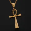Father gifts 316L stainless steel gold Fashion cross pendant charming necklace free chain .hot selling jewelry for mens women gifts
