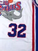 Jimmer Fredette #32 Shanghai Sharks Erkek Basketbol Forması Beyaz S-2XL Tüm Ed Spor Gömlek Toptan Damla Denizcilik