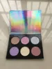 6 Color Glow and Highlight Kit Nicole Guerriero/Dream Highlighter Cosmetic Palette Pressed Contour and Bronzer Face Powder Makeup Palettes