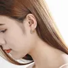 Real 925 Sterling Silver Zircon Stud Earrings For Women Girls Christmas Gift Brincos Aretes Silver 925 Jewelry 5Y607