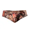 Men Sexy Underwear Nylon Printed Shorts Pouch Underpants mens briefs slip homme ropa interior hombre1