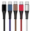 1m 3ft Alloy charger cables wire Quick Charging Type c Micro braided usb cable cord for samsung htc lg xiaomi