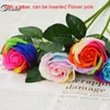 16PCS Box Soap Floral Gift Flower Petal Artificial Rose Decor Ornament Party Valentine S Day Decorating Holding Flowers