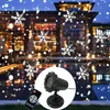 Snowfall Projector Christmas Lights Outdoor Projector IP65 Moving Head Laser Snow LED Stage Light for Xmas Party Lights