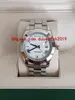 vente de montres de luxe pour hommes automatiques 40 mm hommes blanc romain jour-date 228206 montres-bracelets pliantes mécaniques en acier inoxydable