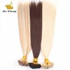 İnsan Saç Demetleri Handlied Hairextensentions 9 adet paket başına atkı 150 gram Handtie Hairweft 12-24inch kütikül hizalanmış sağlıklı309k