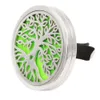 Hot selling 40MM Car Interior Outlet Air Vent Clip Essential Oil Diffuser Locket Clips With 5PCS Refillable Felt Pads