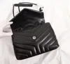 حقيبة يد نسائية مربعة الشكل من LOULOU من الجلد الطبيعي سعة كبيرة للكتف وحقائب ساعي مبطنة عالية الجودة