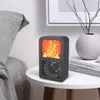 XMUND SH01 400W Mini Heater 3D Fireplace Portable Winter Warmer Heating Fan With Adapter plug