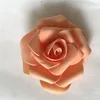 8cm Konstgjorda Rose Blommor Heads 100pcs / Lot Pe Skum Hem Bröllopsinredning Blomma Scrapbooking DIY Tillbehör