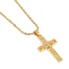 Jesus Kreuz Kette Anhänger Halsketten Für Frauen Gold Farbe Jesus Liebe Mich Herz Religiöser Schmuck