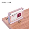 Magnetic Label Frame Acrylic Block Frame Desk Sign Holder Acrylic Photo Frame Stativ Skrivbord Papper Kort Bild Pris Tag Display