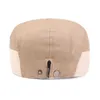 Mode Baumwolle Retro Baskenmütze Männer Frauen Ballon Ivy Cap Patchwork Casual Flache Fahren Golf Cabbie Cap Kunst Jugend Vorwärts Hut sonnenhut