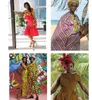 Novo tecido estampado de cera africano de Ankara Binta Real Wax Pattern Print Tecido Ankara African Batik Fabric236f
