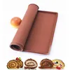 Food Grade Silicone Baking Mat DIY Multifunction Cake Pad Non-Stick Oven Liner Swiss Roll Pad Bakeware Baking Tools