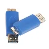 Wholesale Blue Standard USB 3.0 Женщина для Micro B Мужской OTG Разъем конвертера Удлинитель Удлинитель