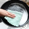 Hoog-efficiëntie Servies Huishoudelijke Schoonmaakhanddoek Super Absorberende Microfiber Keukenschaal Doek Kichen Tools Gadgets