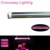 Gratis verzending 25 stks LED Grow Light T8 V-vormige integratiebuis Volledige spectrum voor medische planten en bloei fruit roze kleur