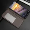 Luksusowa Oryginalna Skóra Flip Case Dla Huawei Mate20 Pro Smart Touch View Window Telefon Okładka Etui Hawei Mate 20 Pro