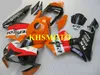 Motorcykel Fairing Kit för Honda CBR600RR 03 04 CBR 600RR F5 2003 2004 05 CBR600 ABS Röda Orange Svarta Fairings Set + Gåvor HG34