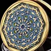 5PCS Ramadan Kareem Octagazowy S Arabski Islamski Gold Gold Splated Collective Holiday Gift z okrągłym przypadkiem 8690648