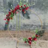 Customize DIY Wedding Backdrop Decor Iron Ring Arch Background Shelf Frame For Outdoor Indoor Centerpieces Decoration Props