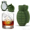 3D Grenade Shape Ice Cube Ferramentas de molde criativo Sorvetes de sorvete de festas Drinks