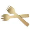 Fourchettes en bois compostables, 300 pièces, assiettes en bambou, fête pique-nique cuisine T8wb