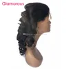 Glamorös 360 Lace Frontal Full Lace Closure Brasilian Loose Wave Virgin Human Hair Natural Hairline Peruvian Indian Malaysian Hair Frontal