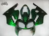 Injektion ABS plastfeedningar för Kawasaki Ninja ZX12R 2000 2001 ZX 12R 00 01 Green Road Racing Chinese Fairing Body Parts