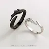 925 Sterling Silver Angel and Devil Couple Rings Original Creative Romantic Rings for Lovers Festival Bijoux16344674792488