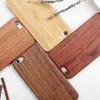 Gravure houten cover natuur gesneden houten bamboe telefoonhoesje voor Iphone 11 X XS Max XR 6s 7 Plus Samsung S7 S8 S9 S10 Lite Note 9 8