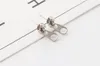 Punk Rock Zipper Stud Earrings Alloy Personality Tragus Cartilage Ear Piercing Women Men Funny Party Jewelry cool Gifts338u