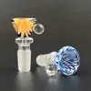 Realizzato in vetro borosilicato di alta qualità NUOVI ARRIVI Ciotole per bong ciotola colorata 1418 maschio ciotola in vetro molto spesso per pipa ad acqua