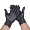 Fast Delivery Disposable Nitrile Gloves Black Blue White 100pc Powder Free Household Cleaning Kitchen Tattoo Salon Protective Nitrile Gloves